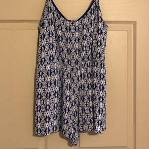 Blue Charlotte Russe Romper